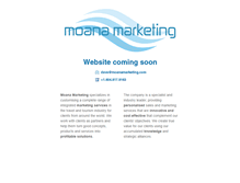 Tablet Screenshot of moanamarketing.com